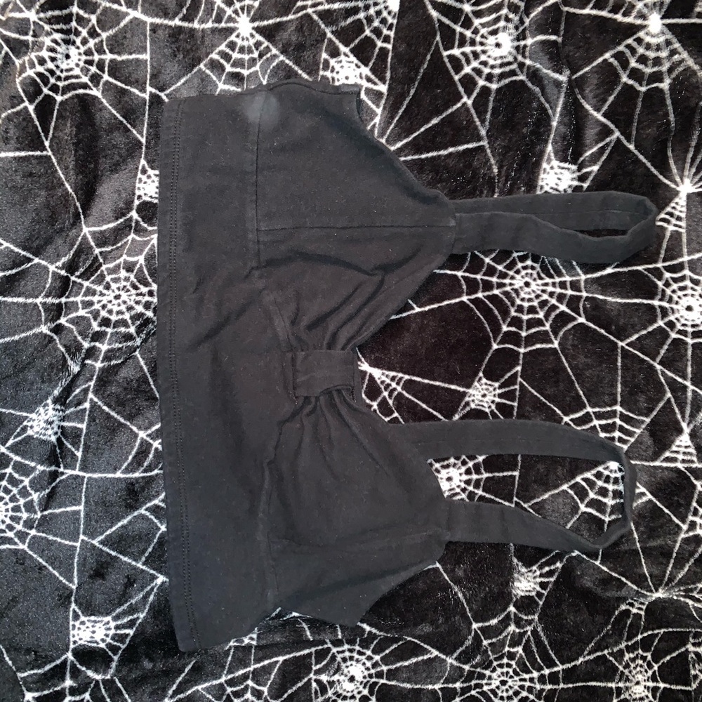 Black crop top